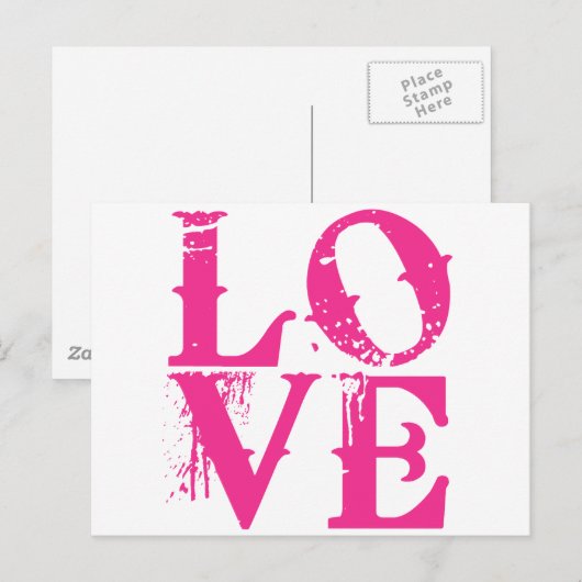 HOUD IN EEN Cool Font Briefkaart (Voorkant / Achterkant)