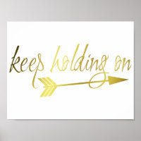 Houd in goud voorraad op papier