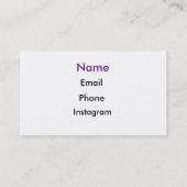 Houd in Touch Card Camp Visitekaartje (Achterkant)