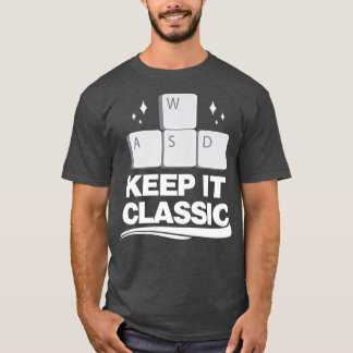 Houd IT Classic Video Games WASD Control T-shirt