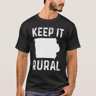 Houd IT Rural Iowa Country Farmer Farmer Farmer Hu T-shirt