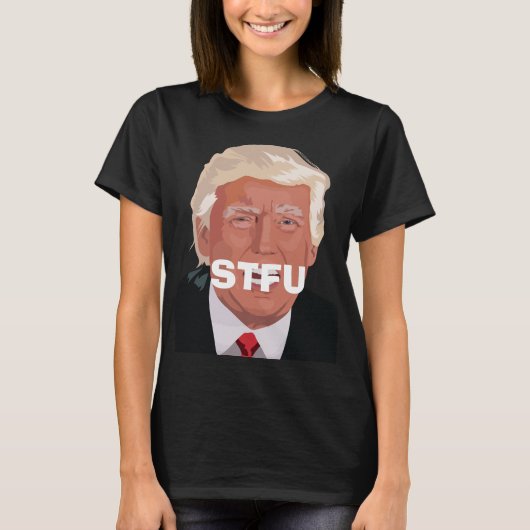 Houd je bek Trump T-shirt (Voorkant)