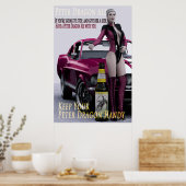 Houd je draak bij de hand poster (Keuken)