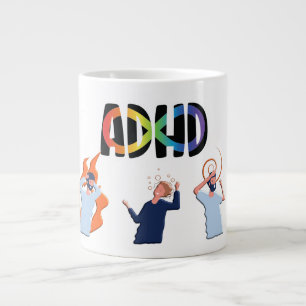 Houd je eigen -mok gigantische koffiemok aan of on grote koffiekop