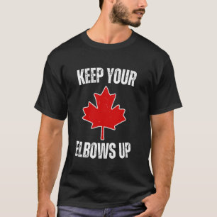 Houd Je Ellebogen Omhoog Funny Canada Tarieven Pro T-shirt