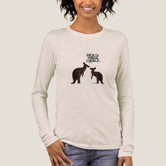Houd je genade Kangoeroe T-shirt | Inspirerende W (Voorkant)