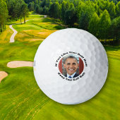 Houd je golfbal Obama Golfballen