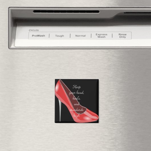 Houd je hoofd, hakken en standaarden hoog| Stilett Magneet (Insitu (Vaatwasser))