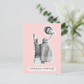 Houd je hoofd hoog - Het Vrijheidsbeeld Briefkaart (Staand voorkant)