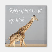 Houd je hoofd hoog magneet (Voorkant)