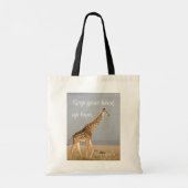 Houd je hoofd hoog-Tote Tote Bag (Achterkant)