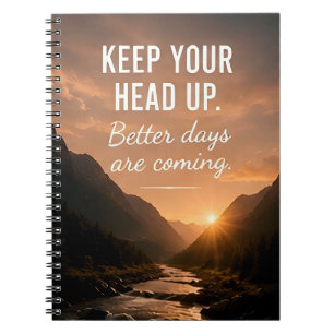 🌤️ Houd Je Hoofd Omhoog Dagelijkse Inspiratie En  Notitieboek