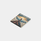 Houd Je Hoofd Omhoog Post-it® Notes (Schuin)