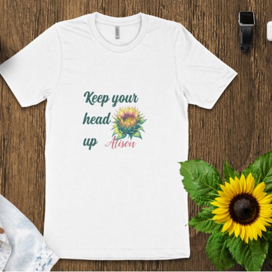 Houd je hoofd omhoog t-shirt