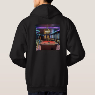 Houd je kalm Biljart Pool Spel Teamspeler Hoodie