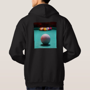 Houd je kalm Biljart Pool Spel Teamspeler Hoodie