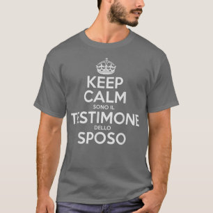 Houd je kalm getuige van het vrijgezellenfeest cad t-shirt