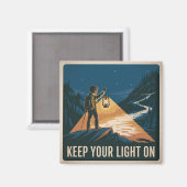Houd Je Licht Aan Magneet (Voorkant / Achterkant)