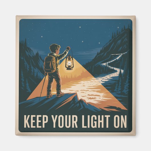 Houd Je Licht Aan Magneet (Voorkant)