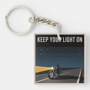 Houd Je Licht Aan Sleutelhanger