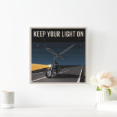 Houd Je Licht Aan Vierkante Klok (Huis)