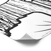 Houd je ogen op de Zoon, zonnebloempel Poster (Hoek)