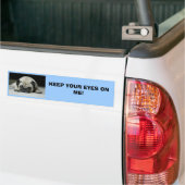 HOUD JE OGEN OP ME! BUMPERSTICKER (Op Truck)