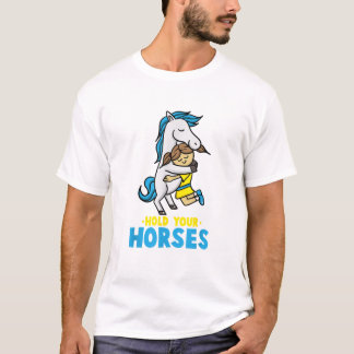 Houd je paarden Tshirt Paard Cadeaus voor Meisjes 