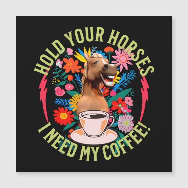 Houd je paarden vast, ik heb mijn koffie nodig! gr (Voorkant)