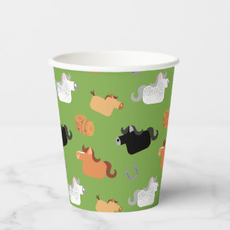 Houd je paarden vast papieren bekers