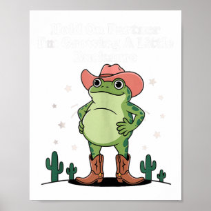 Houd je partner in het kweken van een kleine bucka poster