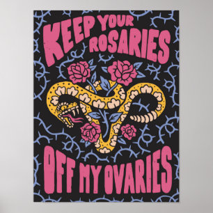 Houd je Rosaries uit mijn eierstokken Poster