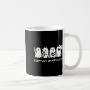 Houd Je Srits Hoog Spook Rookt Wiet Halloween Koffiemok