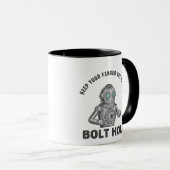 "Houd je vinger uit mijn boutgat" mok - Grappig (Voorkant rechts)