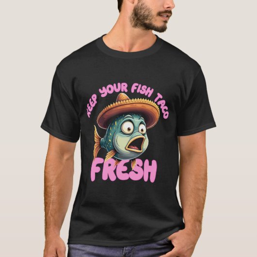 Houd Je Vis Taco Vers T-shirt (Voorkant)