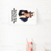 Houd je vuile DOGE handen van mijn sociale zekerhe Spandoek (Insitu)