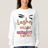Houd Je Wimpers Lang Standaarden Hoog T-shirt (Voorkant)