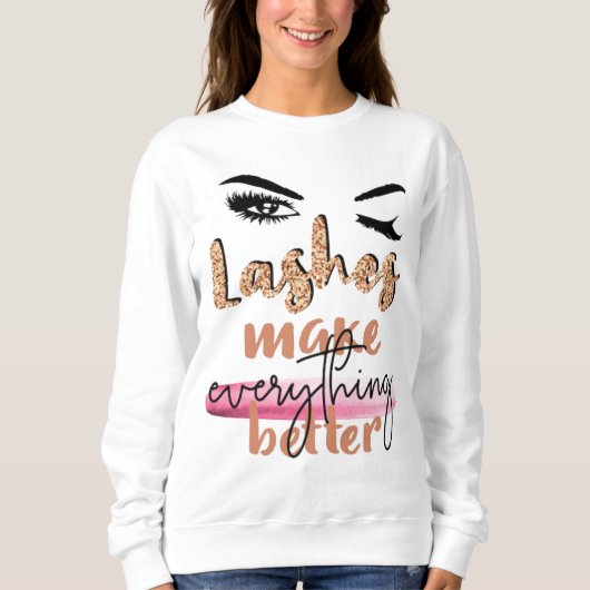 Houd Je Wimpers Lang Standaarden Hoog T-shirt (Voorkant)