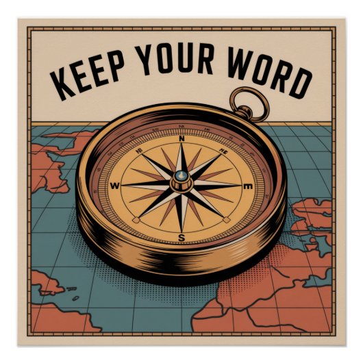 Houd Je Woord Perfect Poster (Voorkant)