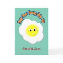 Houd je zonnige kant omhoog Novelty Fried Egg Grap