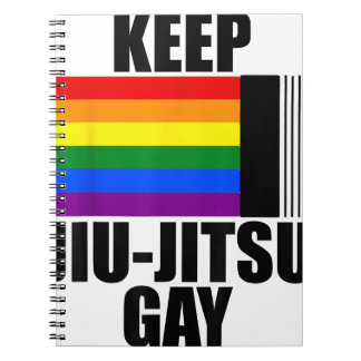 Houd Jiu Jitsu Gay Shirt LGBT Gay Pride Maand 2024 Notitieboek