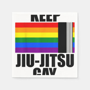 Houd Jiu Jitsu Gay Shirt LGBT Gay Pride Maand 2024 Servet
