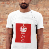 HOUD KALK dicht en eet Schort uit