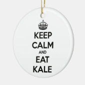 HOUD KALK EN EAT KALE KERAMISCH ORNAMENT (Links)