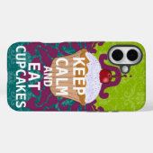 HOUD KALK EN Eet Cupcakes-change aqua om het even  Case-Mate iPhone Case (Achterkant (horizontaal))
