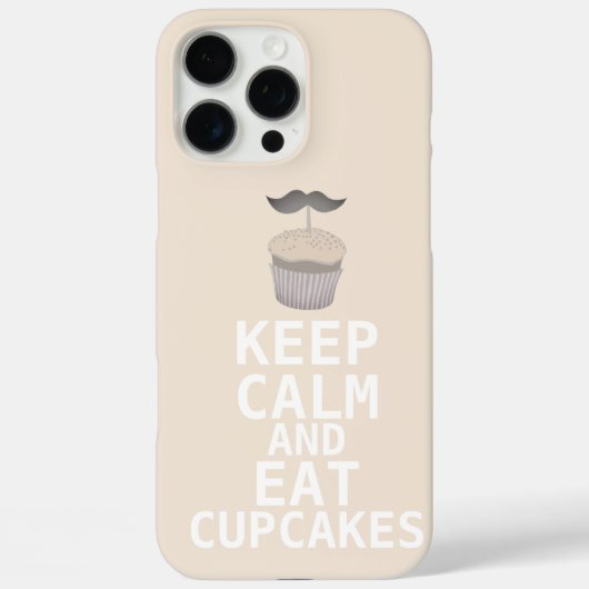 HOUD KALK EN Eet Cupcakes-change aqua om het even Case-Mate iPhone Case (Achterkant)