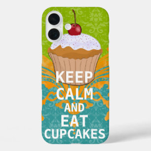 HOUD KALK EN Eet Cupcakes-change aqua om het even  iPhone 16 Plus Hoesje