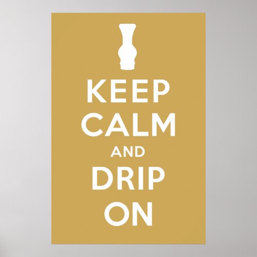 Houd kalk en greep aan poster (Voorkant)