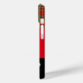 HOUD KALK EN KAT OP, RODE TARTAN CAT TEPARTIJ Case-Mate iPhone CASE (Achterkant / Links)