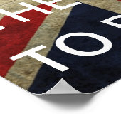 HOUD KALK EN VRAAG DE KOPER OM TEA TE BRENGEN POSTER (Hoek)